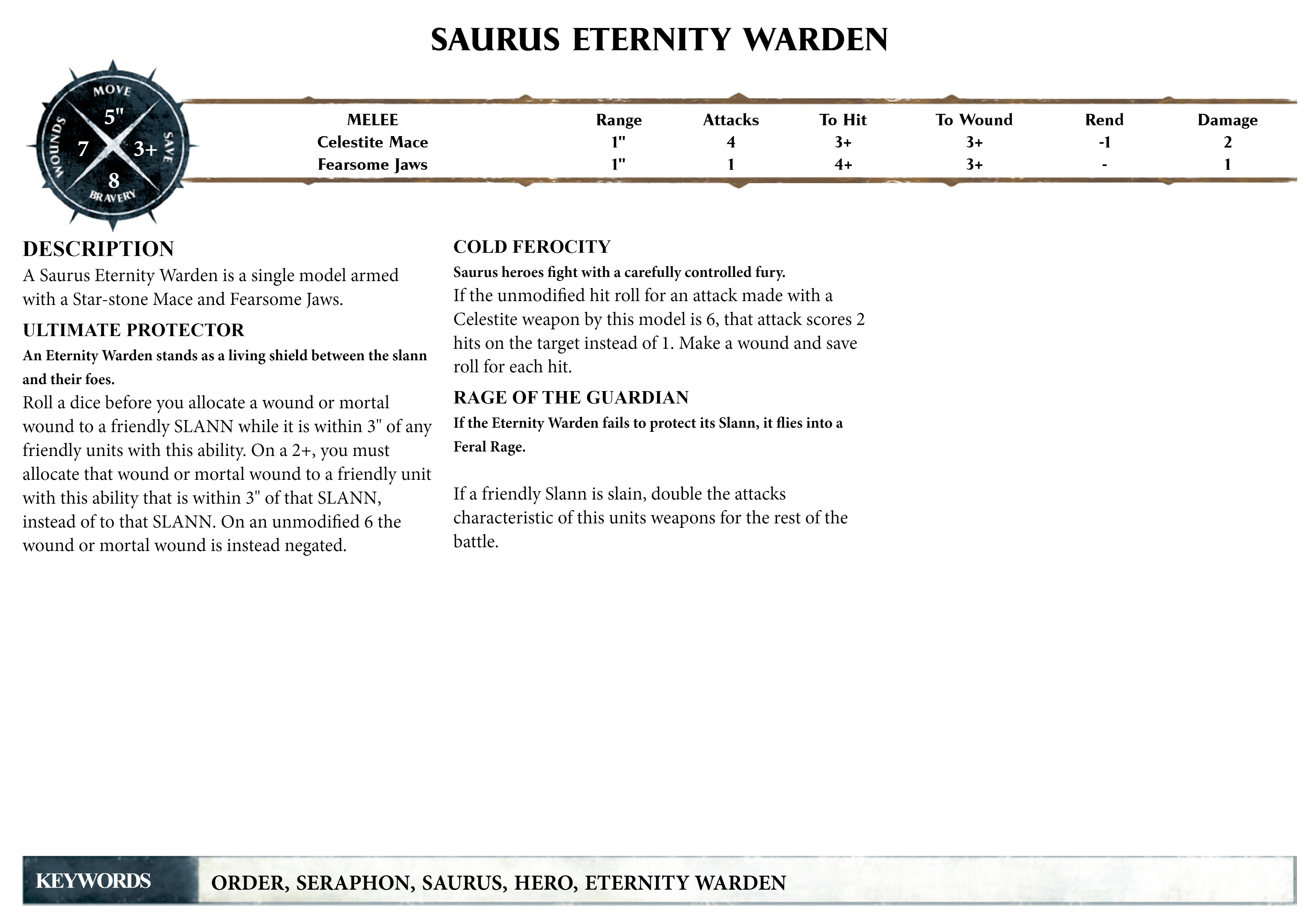 Seraphon 3.0 | GM Binder