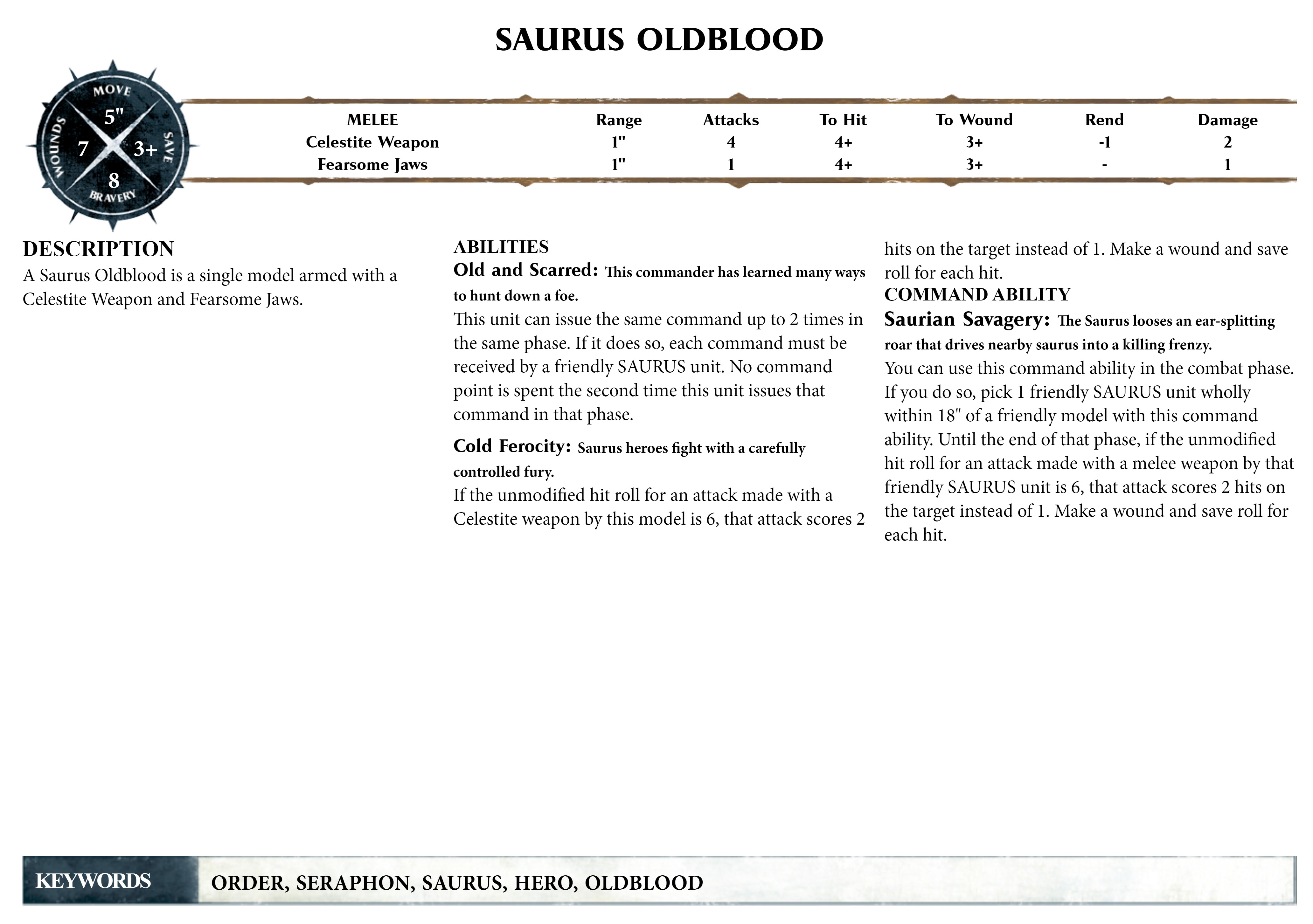 Seraphon 3.0 | GM Binder